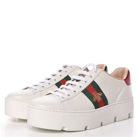 gucci ace platform sneakers women.